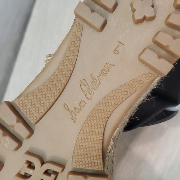 NEW Sam Edelman Womens Luca Platform Espadrille Slide Sandals shoes sz 9M - Picture 10 of 13